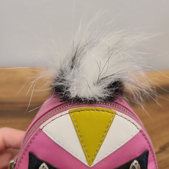 Fendi Monster Pink Backpack Bag Charm - Picture 3 of 13